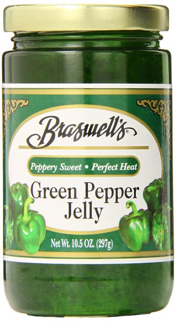 Braswell Pepper Jelly, Green, 10.5 Ounce (Pack of 6)