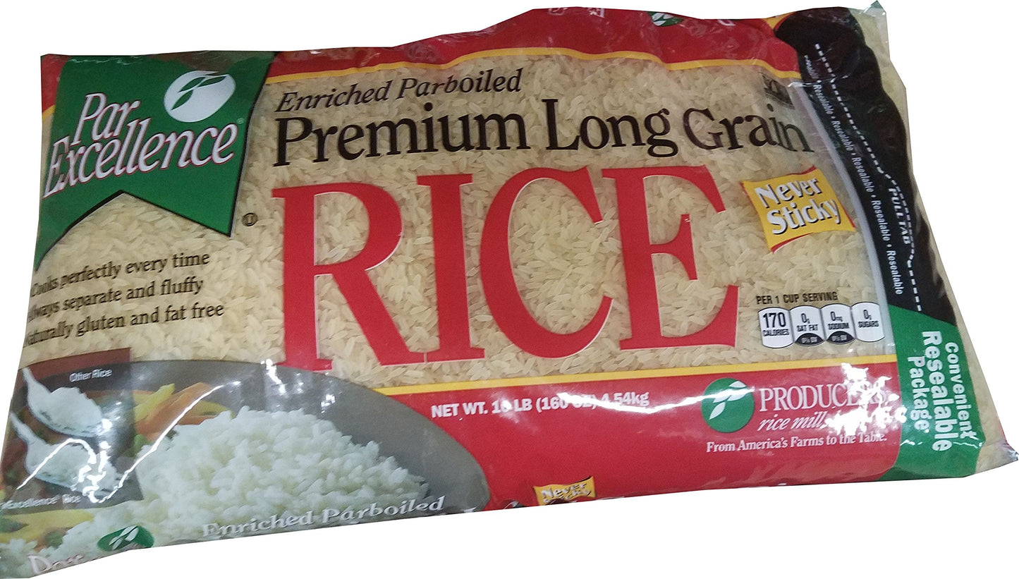 Par Excellence Long Grain Rice, 10 Pound, Pack of 1