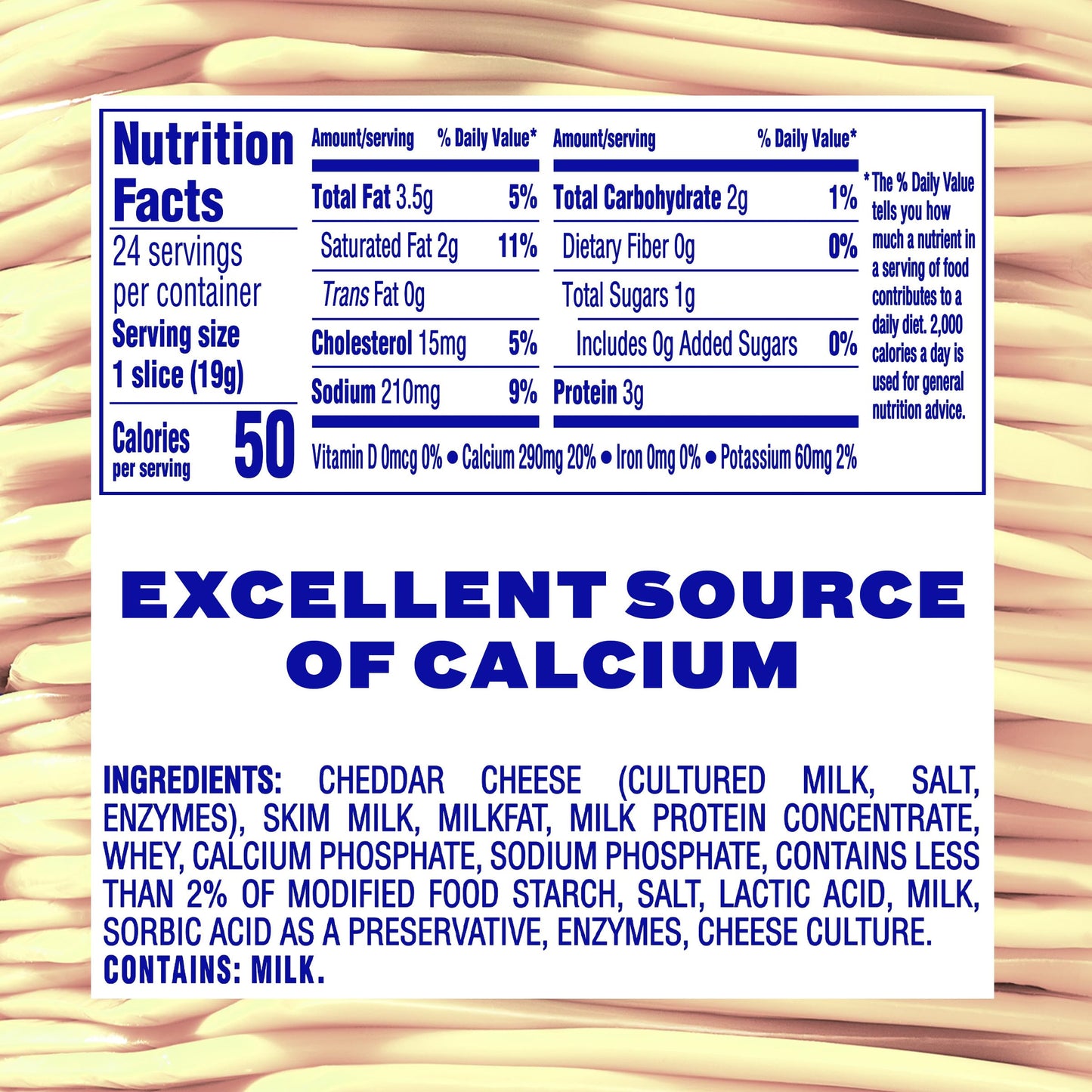 Kraft Singles White American Slices, 24 ct Pack