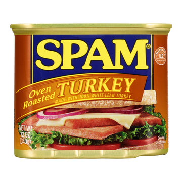 SPAM Oven Roasted Turkey, 12 Ounce Can, Pack of 6, Model PRTAZ11A