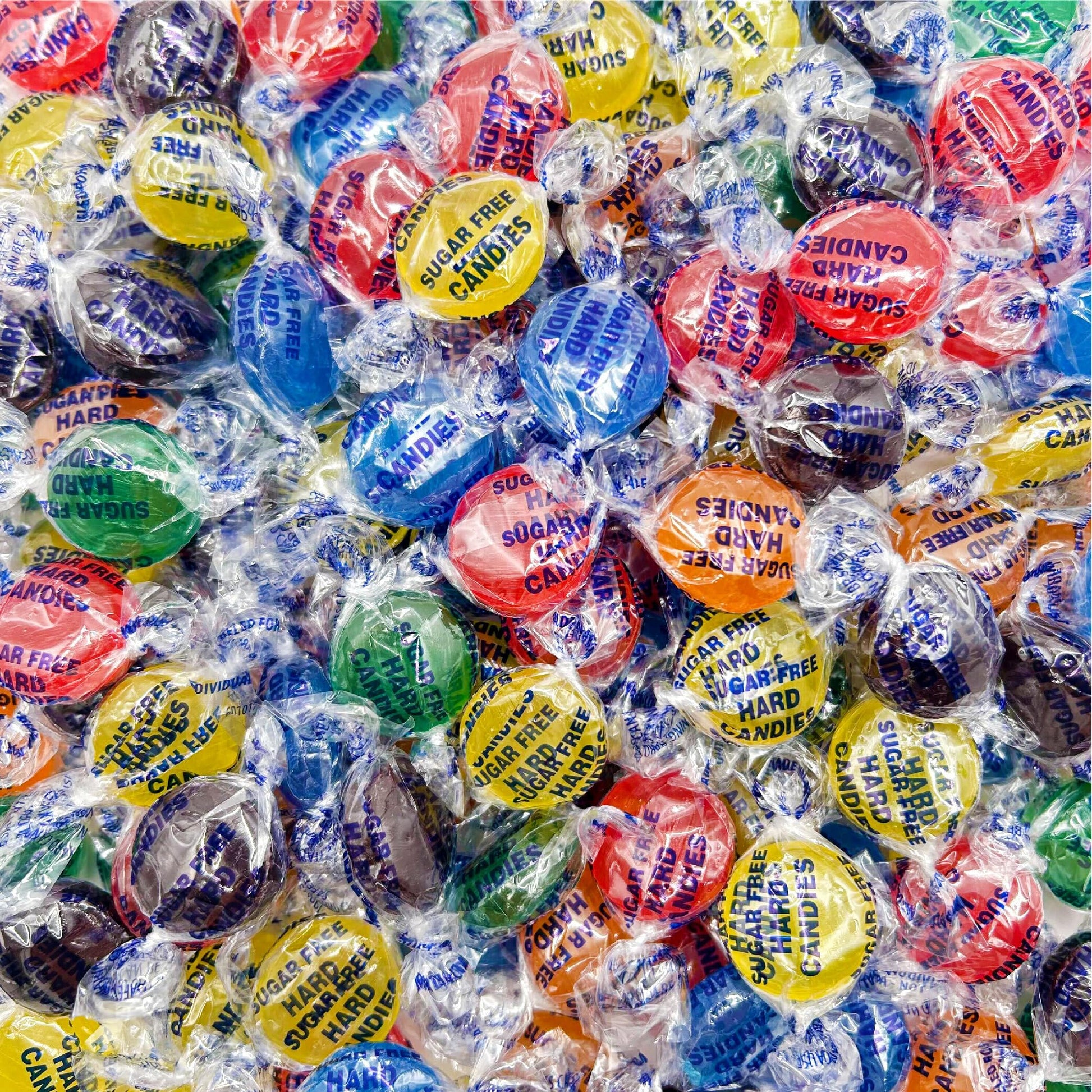 SUNNY ISLAND Sugar Free Hard Candy Mix - Assorted Fruit Flavors, 1-Pound Pack, About 75 Individually Wrapped Pieces