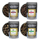 Tiesta Tea Single Origin Tea Sampler Set - Loose Leaf, Assorted Brew Sets, High to Low Caffeine, 7 Resealable Sample Pouches