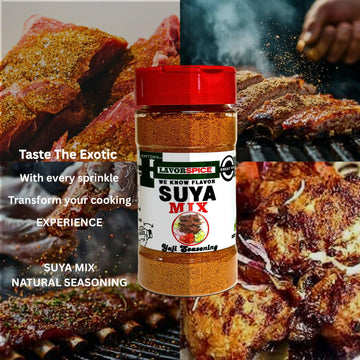 Suya Mix Nigeria Seasoning 8Oz | | Crafted With 100% Herbs And Spices Great For Keto, Great For Vegan