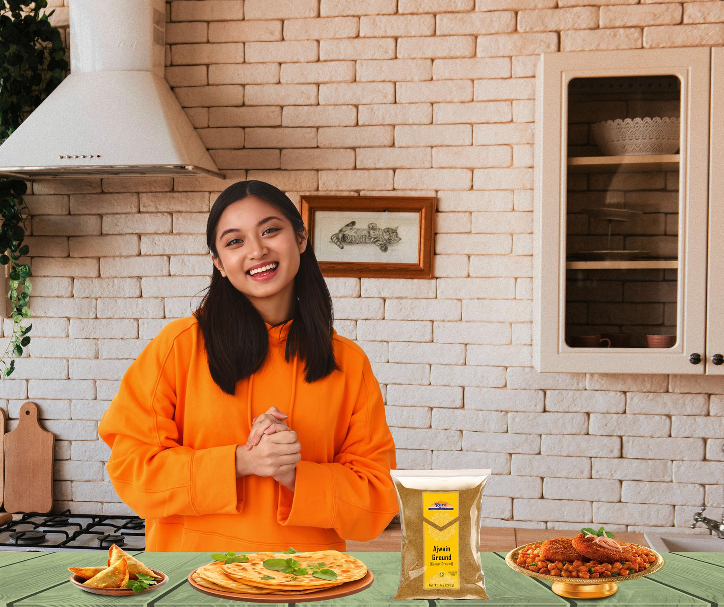 Rani Ajwain Powder - All Natural, Vegan, Gluten Friendly, Non-GMO, 7oz (200g) - Indian Origin Ground Spice