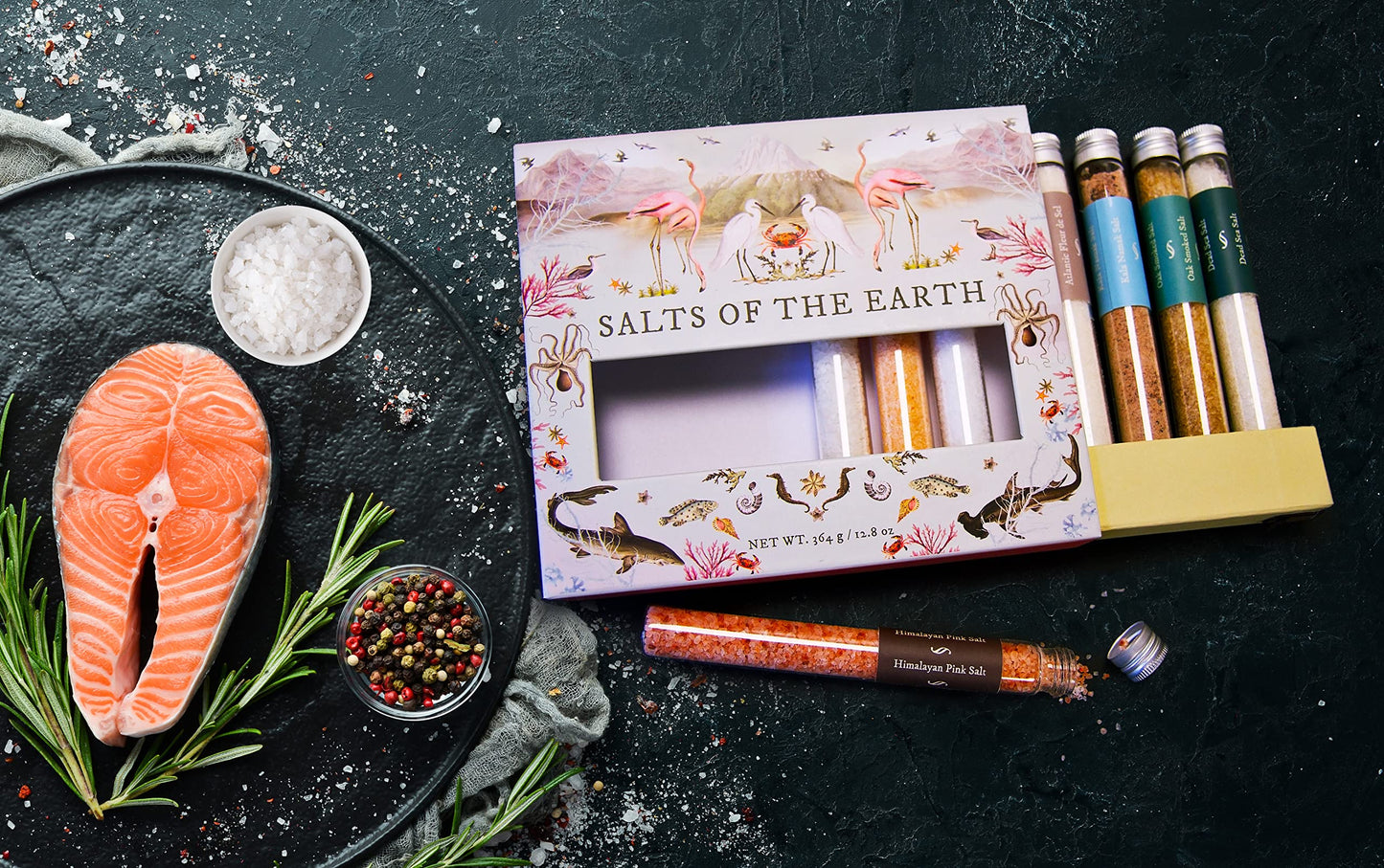 Eat.art Exotic Salt Collection Gift Set - 8-Pack, 1 Ounce Each