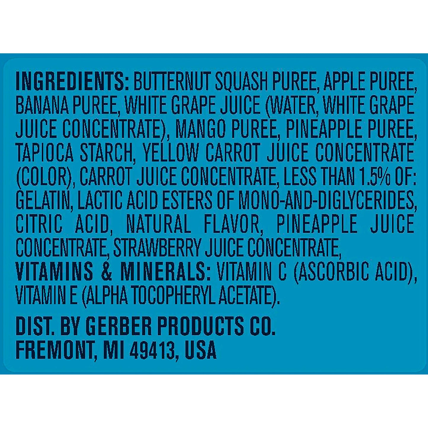 Gerber Fruit & Veggie Melts Freeze-Dried Fruit & Vegetable Snacks, Truly Tropical Blend, 1 Ounce, 3 Pack