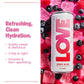 Be LOVE Electrolyte Still Beverage - Flavored Beverage for Daily Hydration  Exercise  Work & Wellness - Magnesium  Potassium & Sodium - Zero Sugar  Gluten Free (Berry Bliss  12oz x 12ct)
