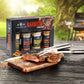 The Spice Lab Barbecue Gift Set - Gourmet Grilling Seasoning Collection, 4 Ounce (Pack of 4)