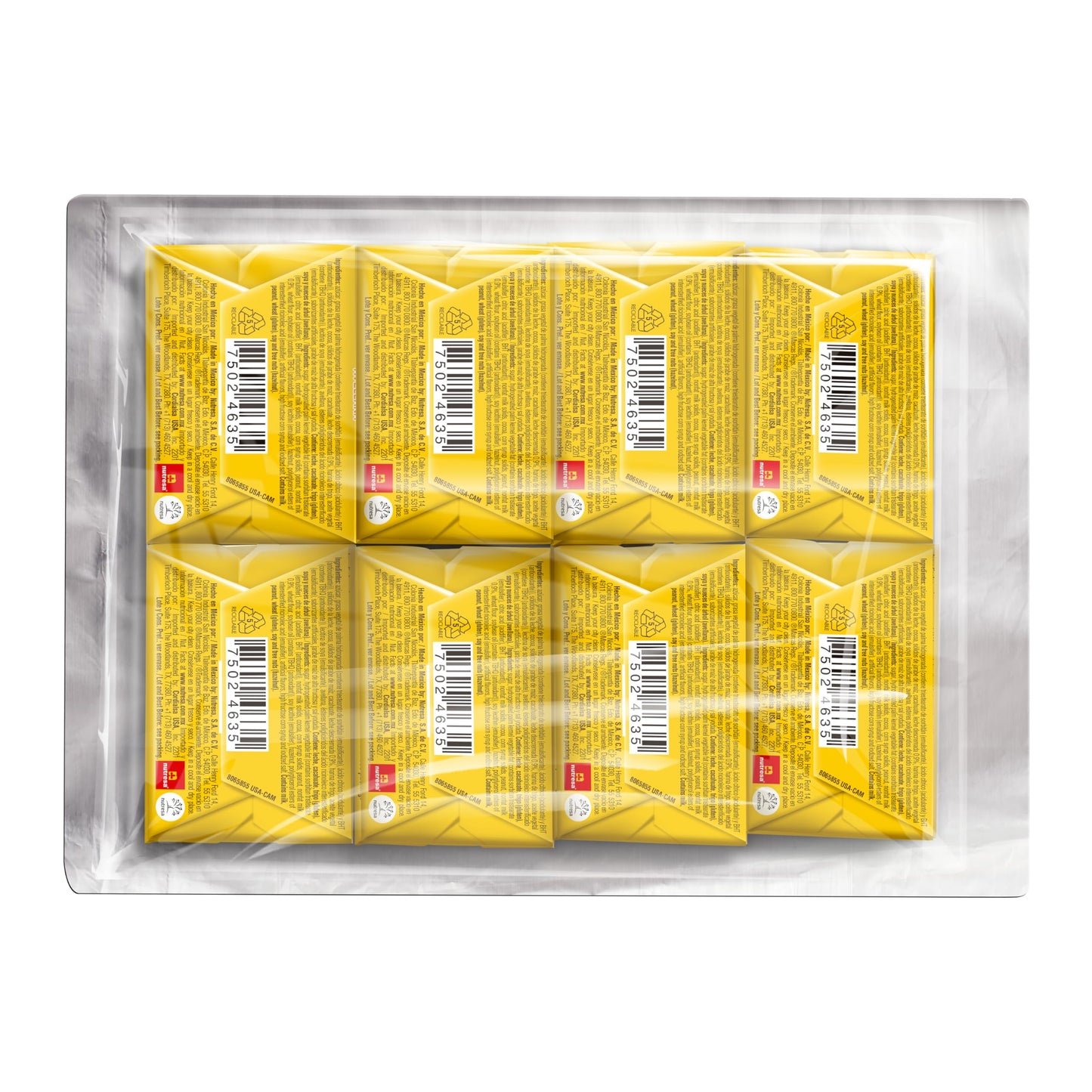 Cremino Bicolor Chocolate Tray | Hazelnut & Milk Chocolate Bars | Fine Taste | 24 Total Pieces | 15.2 Ounce (Pack of 1)
