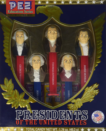 Presidents Of The Usa Pez Candy Dispensers: Volume 1 - 1789-1825