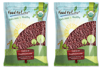 Food to Live - Organic Red Kidney Beans, 20 Pounds - Non-GMO, Dry, Raw, Sproutable, Vegan, Kosher, Bulk