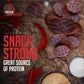 Top Notch Jerky Wagon Wheels - High Protein Beef Jerky Snacks for Kids & mature-themeds - 16 Ounce Pack - Hot & Sweet Flavor