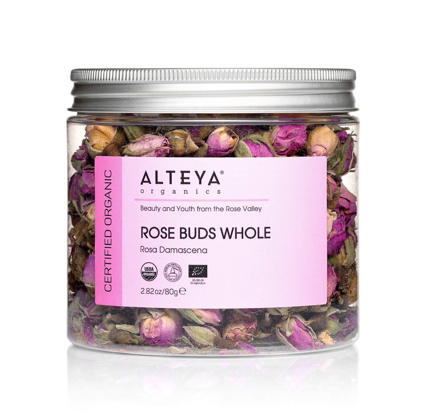Alteya Organics Rose Bud Tea, USDA Organic, 2.82 Oz, Herbal Tea, Model AO-RB-BG