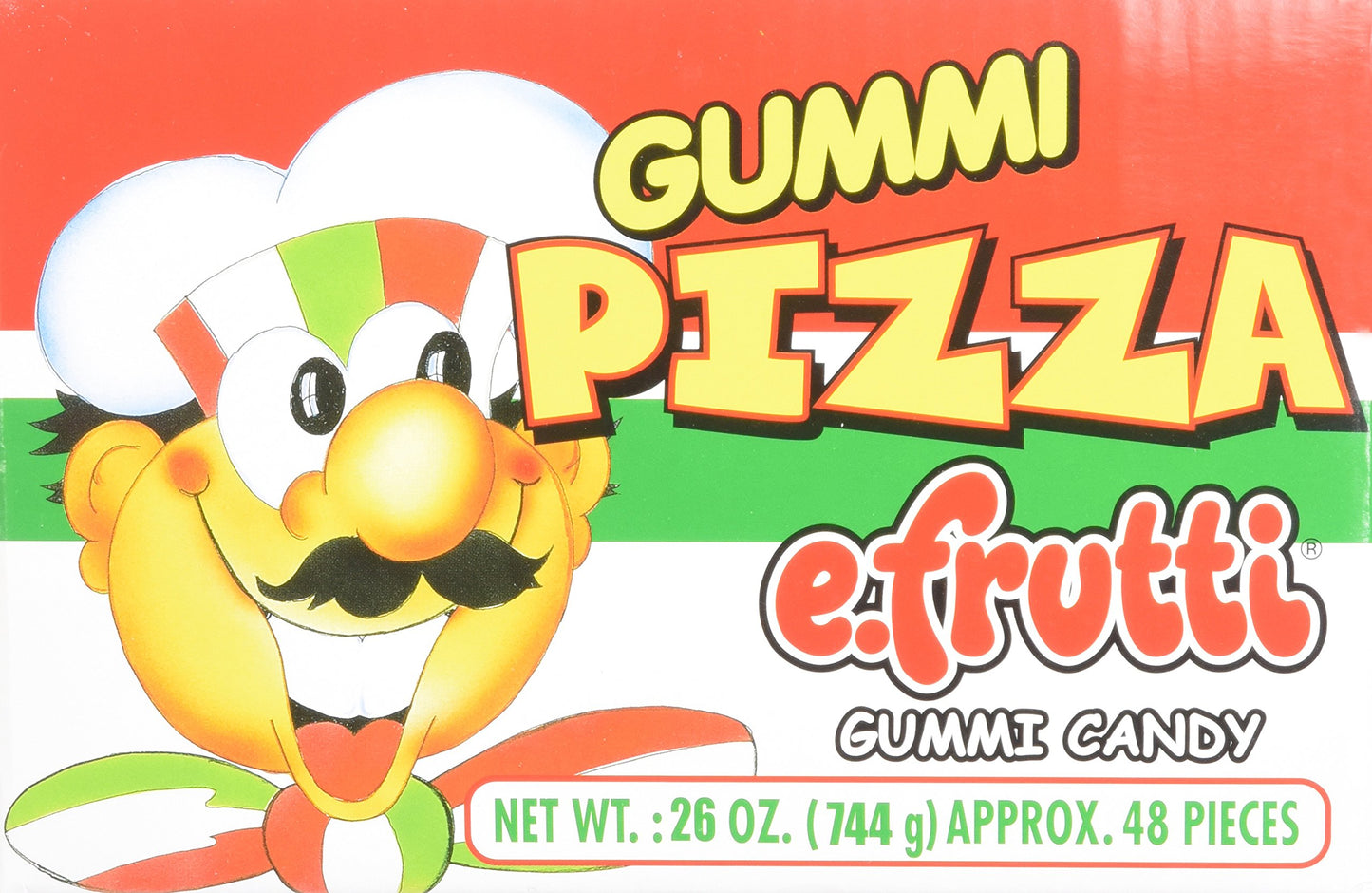 Gummi Pizza By E-Fruitti 48 Count (Net Wt. 26Oz)