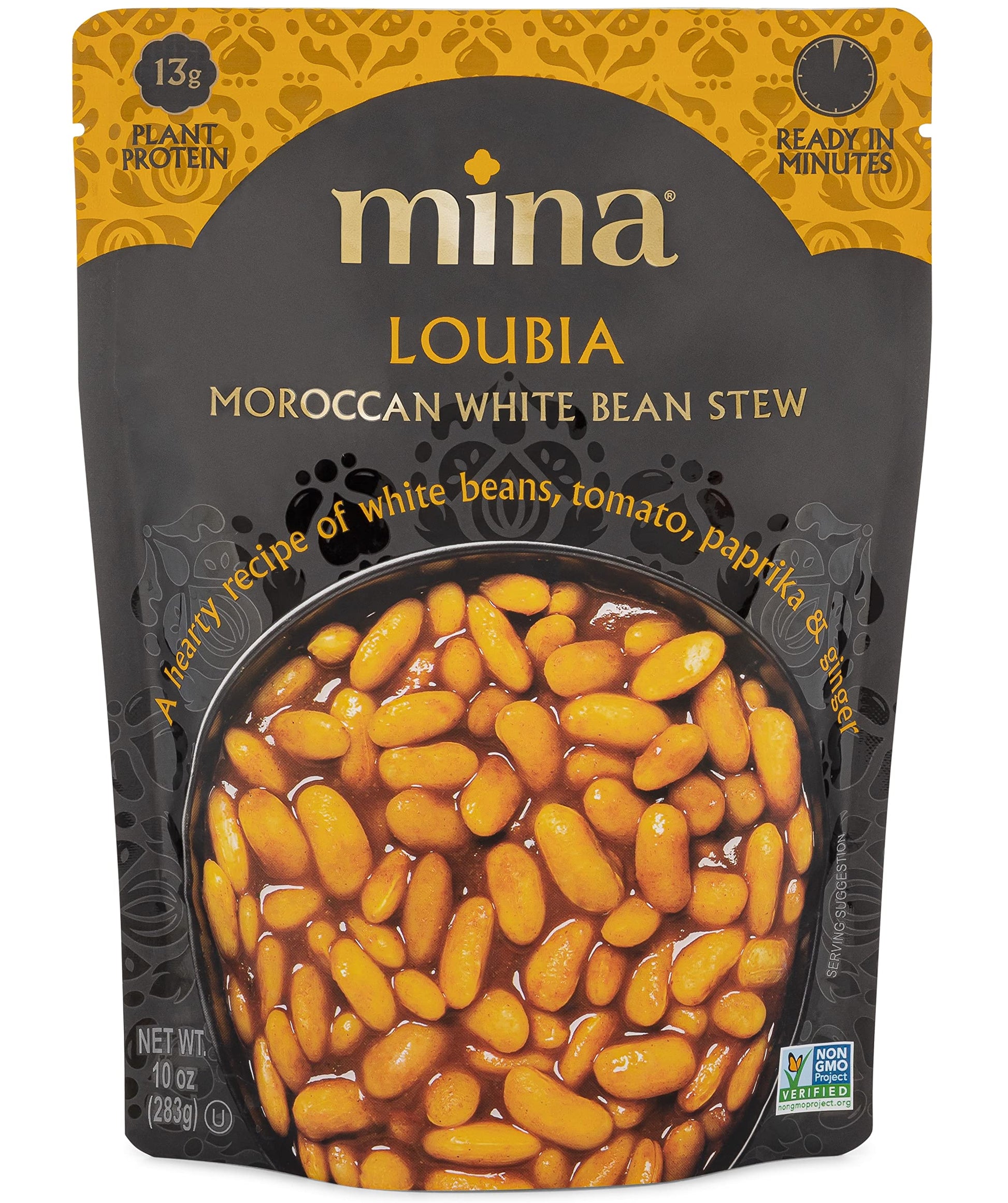 Mina, Loubia Moroccan White Bean Stew, 10 Ounce