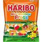Haribo Gummi Candy, Mini Rainbow Frogs, 5 Oz. Bag (Pack Of 12)