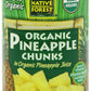 Native Forest Pineapple Organic Chunks, 14-Ounce (Pack Of 6)