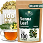 WILDFIELD HERBS Senna Leaf Herbal Tea - 100 Count Tea Bags, 1.5g Each