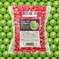 Crafty Confections Shimmer Gumballs - Green Apple Candy, 3 Pack, 3.5 oz, 16mm, Shimmer Powder Green, Perfect for Party Favors & Sweet Treat