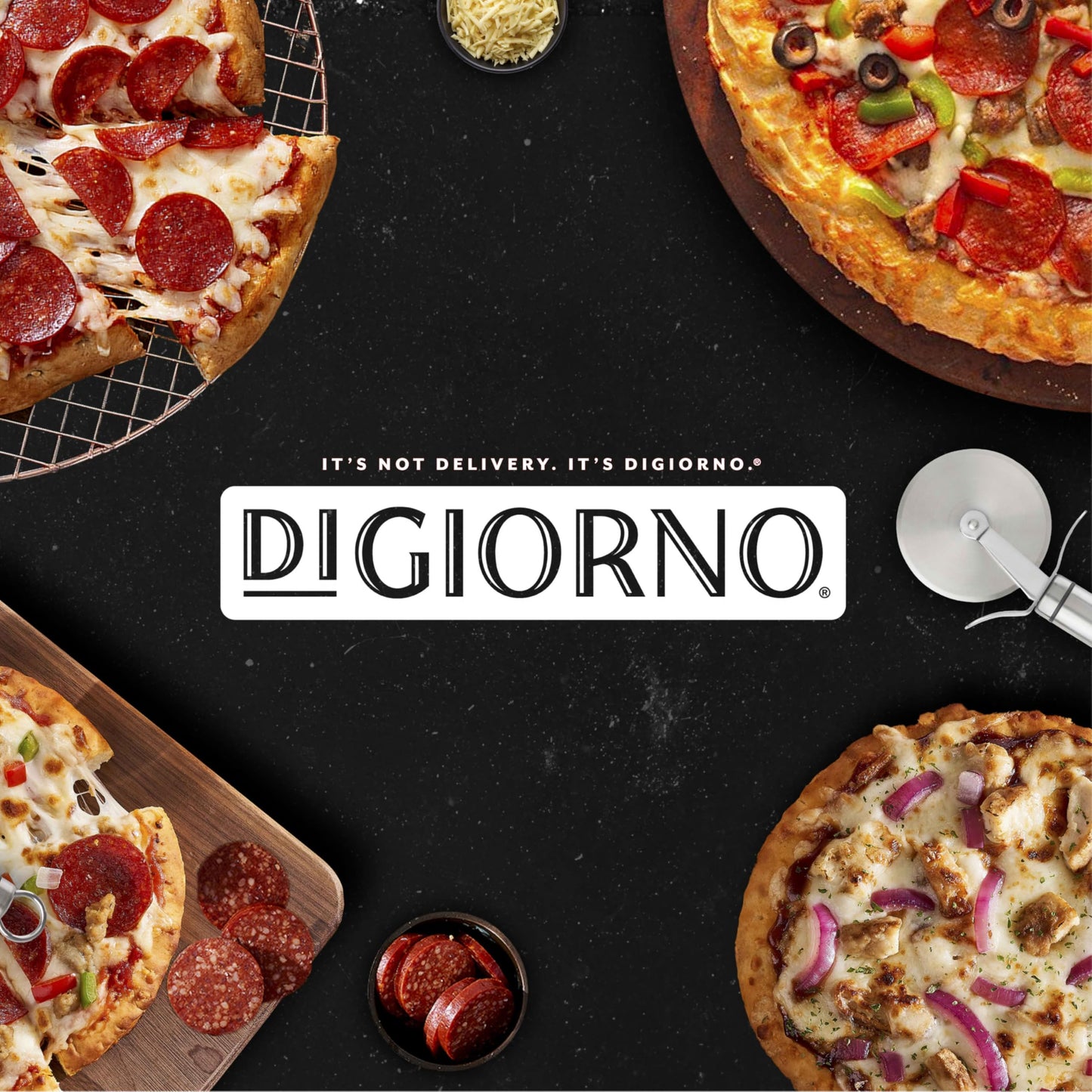 Digiorno Detroit Style Crust Four Cheese Pizza (Frozen) 1.306 lb.
