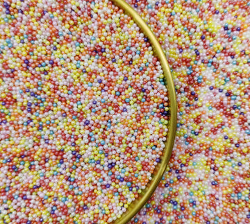 Edible Mixed Color Pearl Sugar Sprinkles Candy 2Mm Mini Pearls Cake Decorations Cupcake Toppers Cookie Decorating Perfect For We