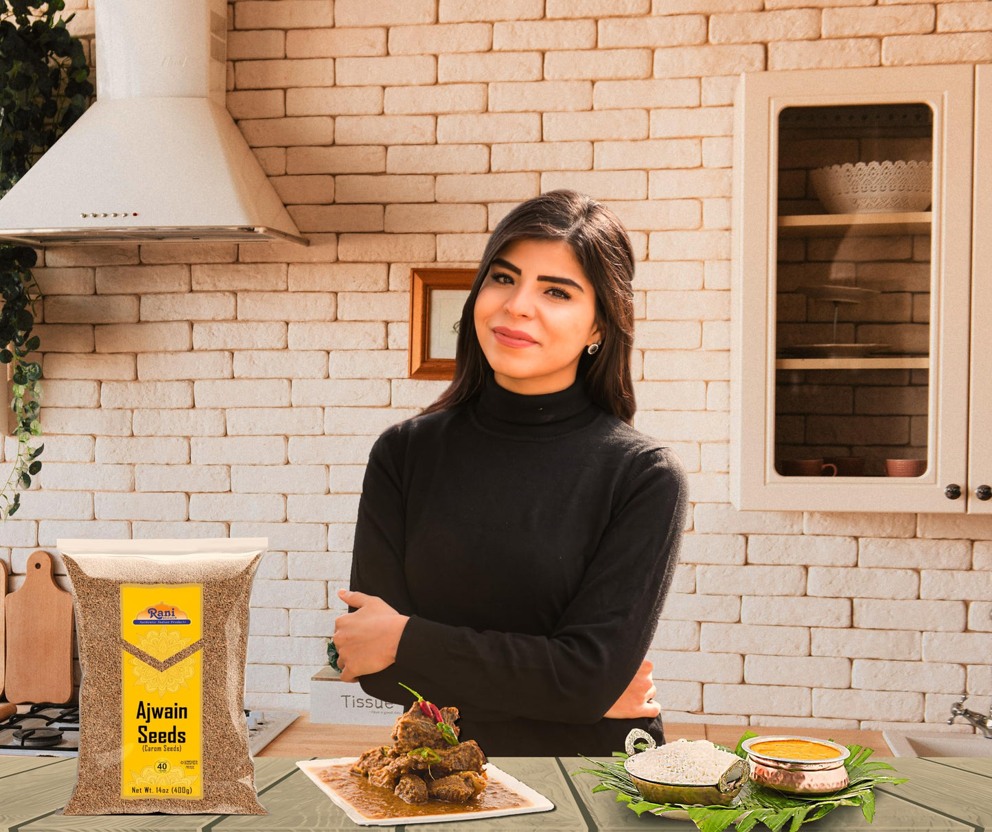 Rani Ajwain Seeds Whole 14oz (400g) - All Natural, Vegan, Gluten Friendly, NON-GMO, Kosher, Indian Origin