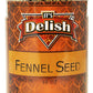 Fennel Seeds All Natural By Its Delish, Medium Jar