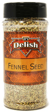 Fennel Seeds All Natural By Its Delish, Medium Jar