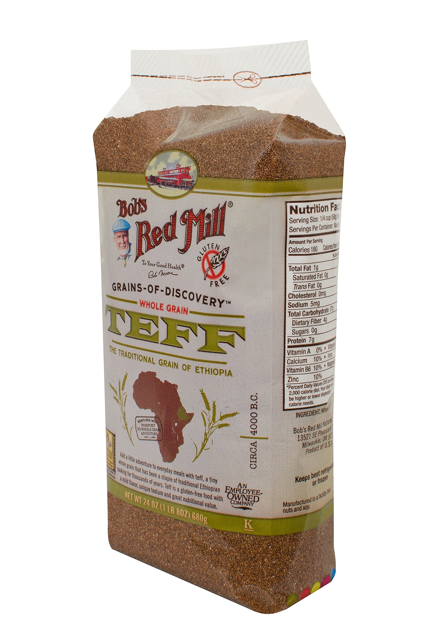 Bob'S Red Mill Whole Grain Teff, 24 Oz (4 Pack)