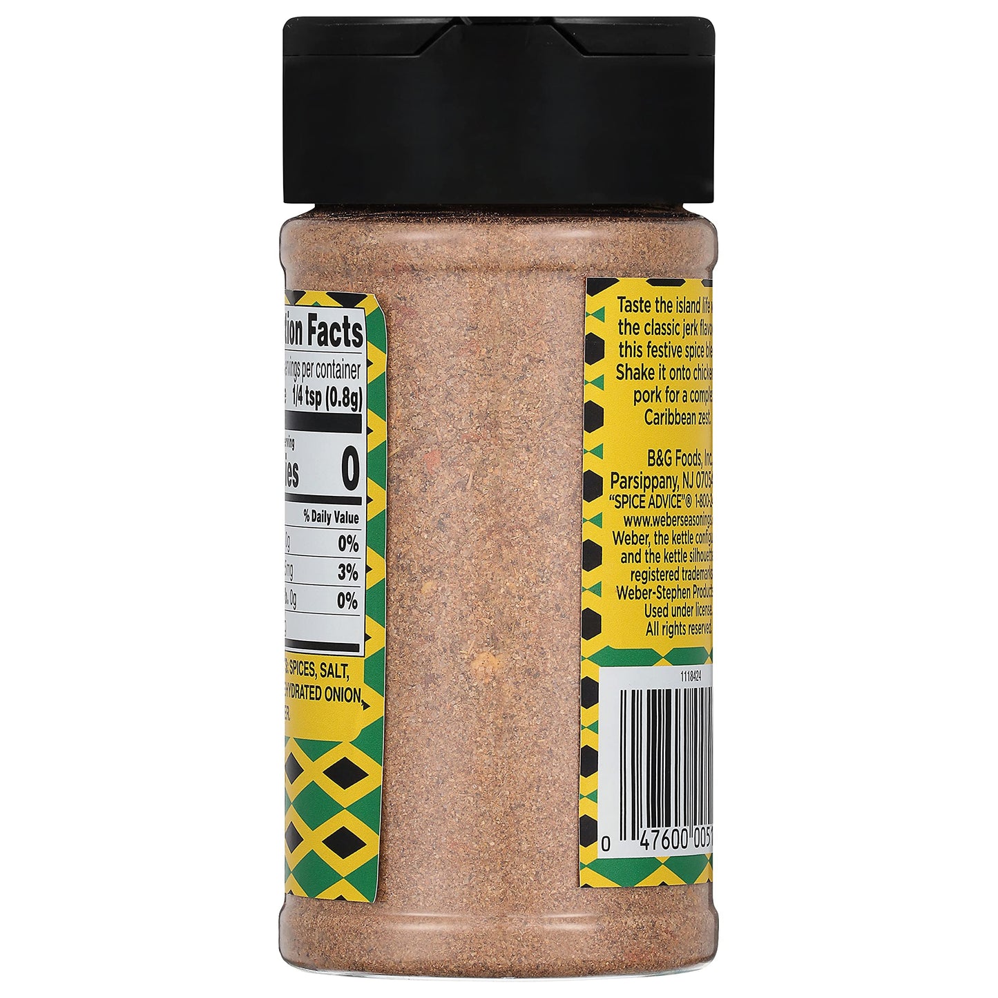 Weber Jamaican Jerk Seasoning, 5.75 Ounce Shaker (Pack of 6) - Bold Flavor for Grilling and Cooking