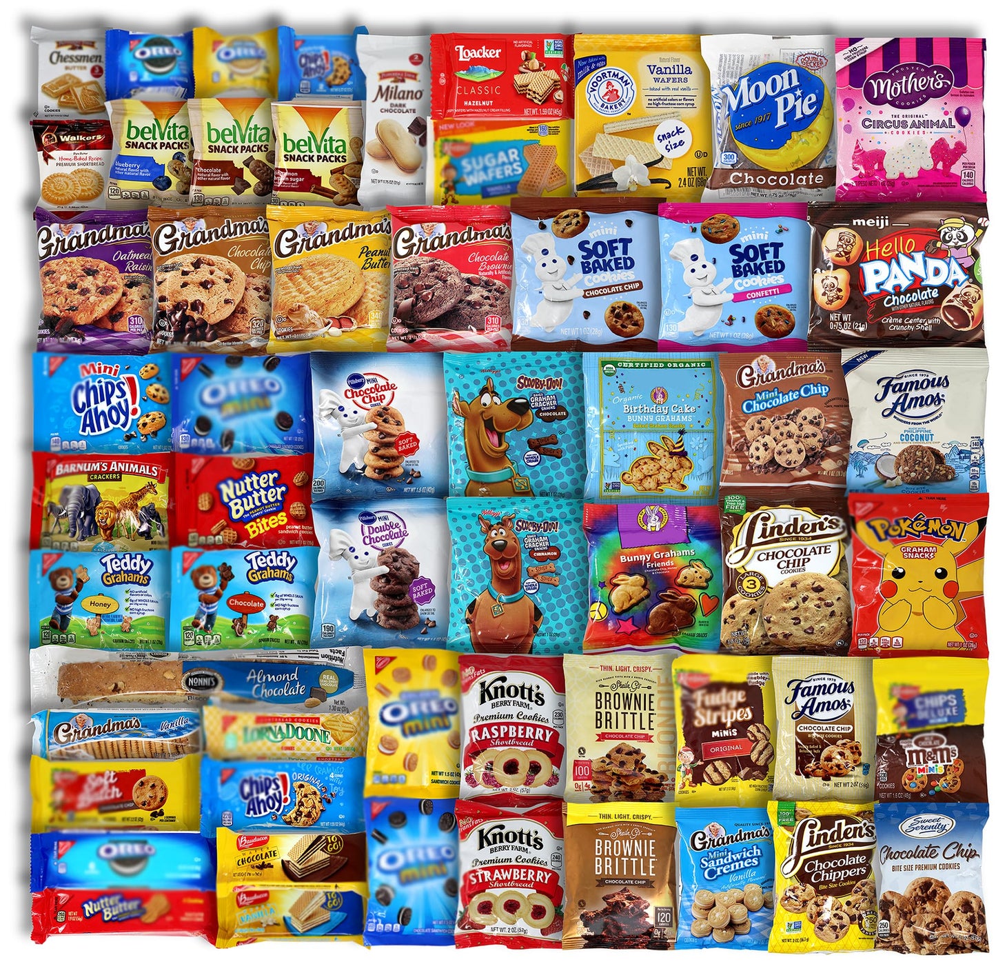 Niro Gift Basket | Cookie Variety Pack, Cookies Individually Wrapped Assortment| The Perfect Care Package For Your Loved Ones| 40 Packs