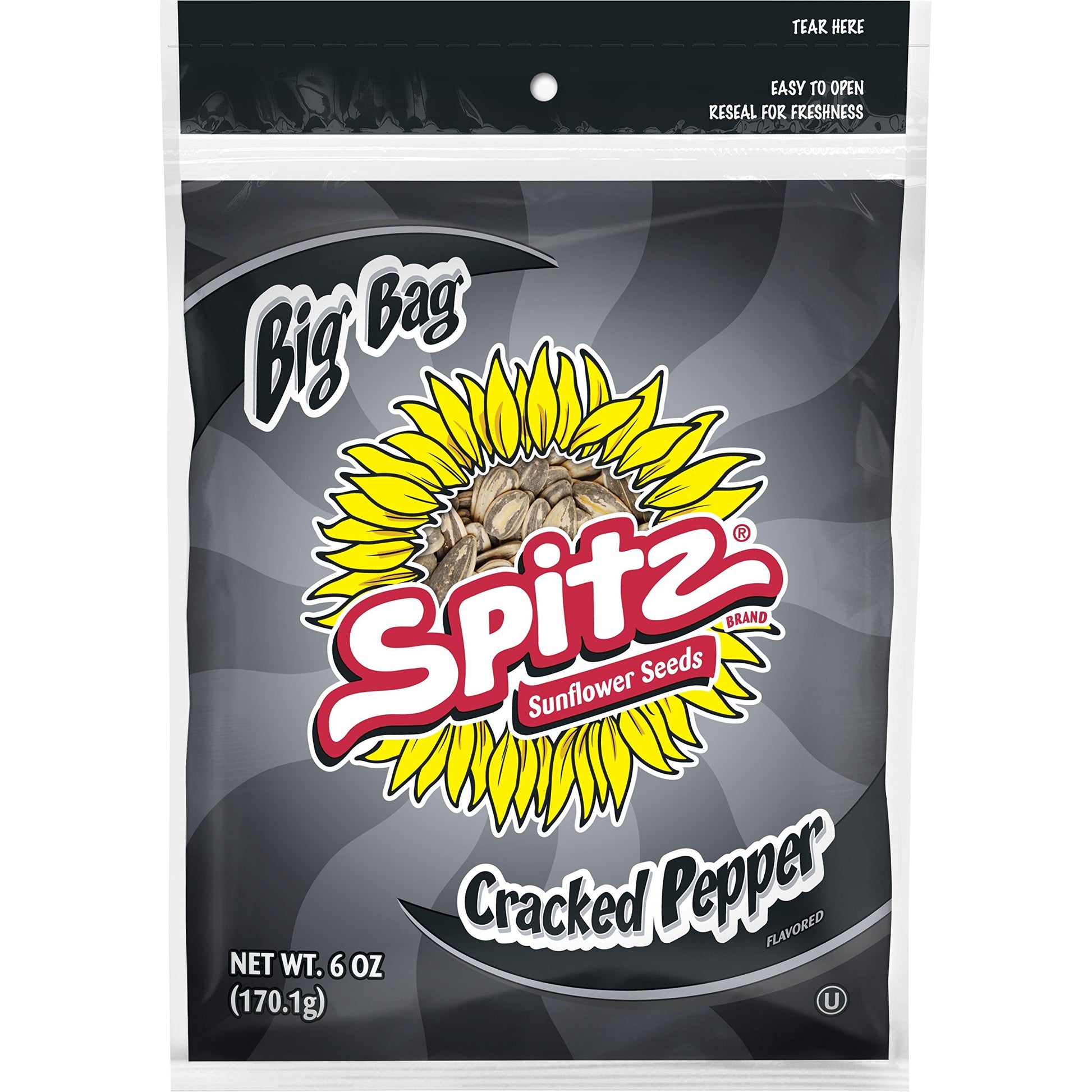 Spitz Sunflower Seeds, Cracked Pepper, 6oz Bag, 196005