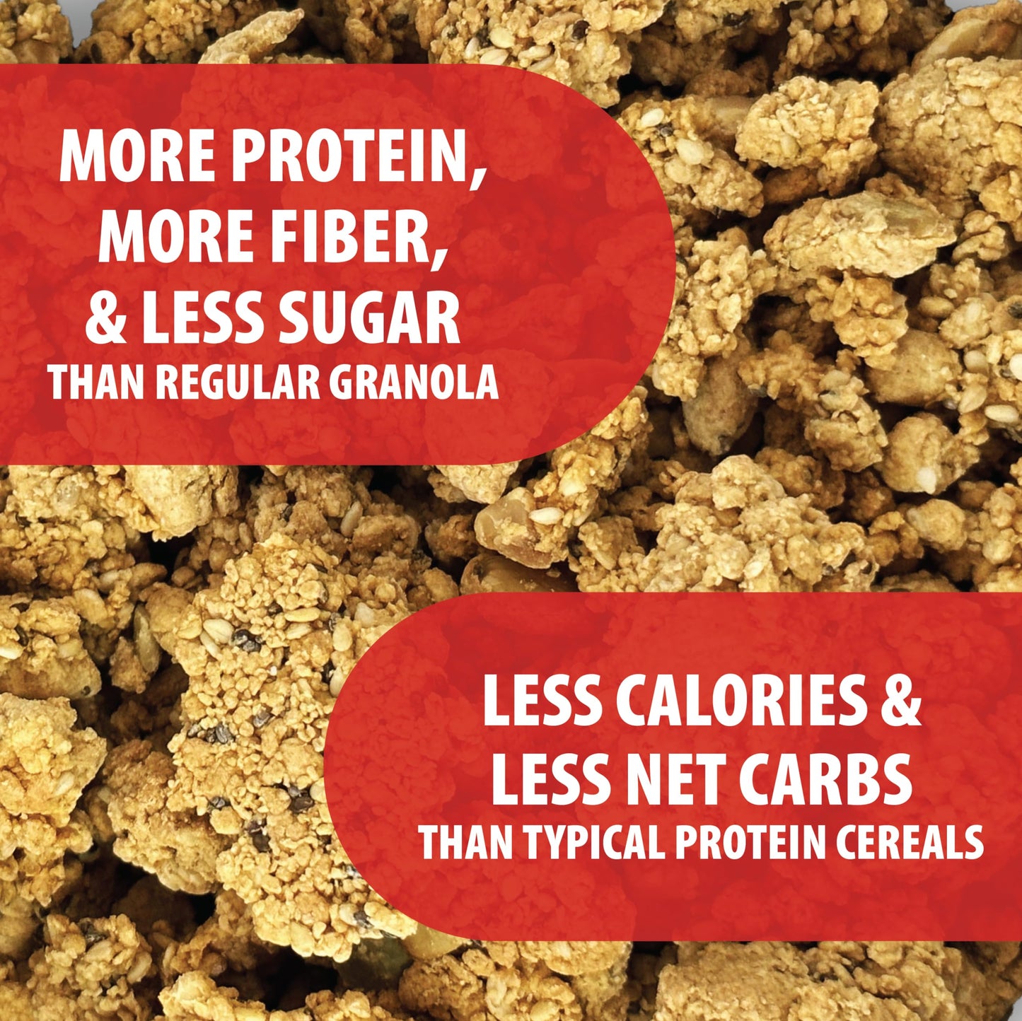 Julian Bakery Progranola Cereal | Peanut Butter Cluster | 12G Protein | 2 Net Carbs | Gluten-Free | Grain-Free | 14 Servings