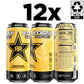 Rockstar Punched Energy Drink, Pineapple, 16 Fl Oz Cans (Pack Of 12)
