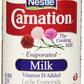 Nestle Carnation Evaporated Milk 12 Oz. (4 Pack)