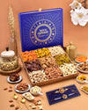 Rakhi Set Of 2 Rakhi Gift Hamper Rakhi For Brother Rakhi For Brother Combo Rakhi Hamper Rakhi With Dry Fruits Blue L9 Tray Cashe