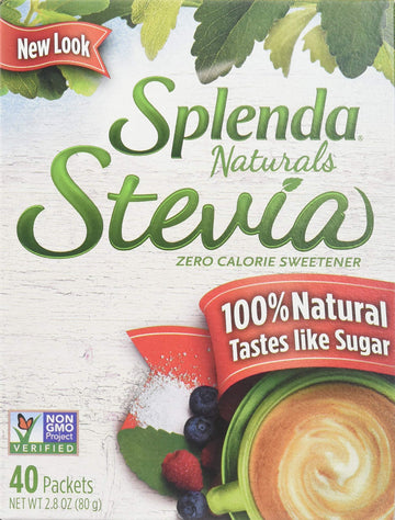 Splenda No Calorie Sweetener Naturals Packets, Made with Stevia Extract 2.8oz (Pack of 6)