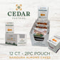 Cedar Pastries Almond Namoura Cakes 2-Pack, 0.19 Ounce Each, Case of 12