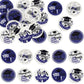 Ephlyn Graduation Cupcake Toppers, 54 Pcs Wafer Paper Grad Cap Picks, 1.8 cm, Purple, Class of 2025 Cake Decorations