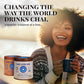 Blue Lotus Chai - Mint Flavor Masala Chai - Makes 100 Cups - 3 Ounce Masala Spiced Chai Powder With Organic Spices - Instant Ind