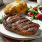 Rastellis Black Angus Beef Ribeye Steaks, 9 oz Portions, 8 Count, Total 4.5 lbs