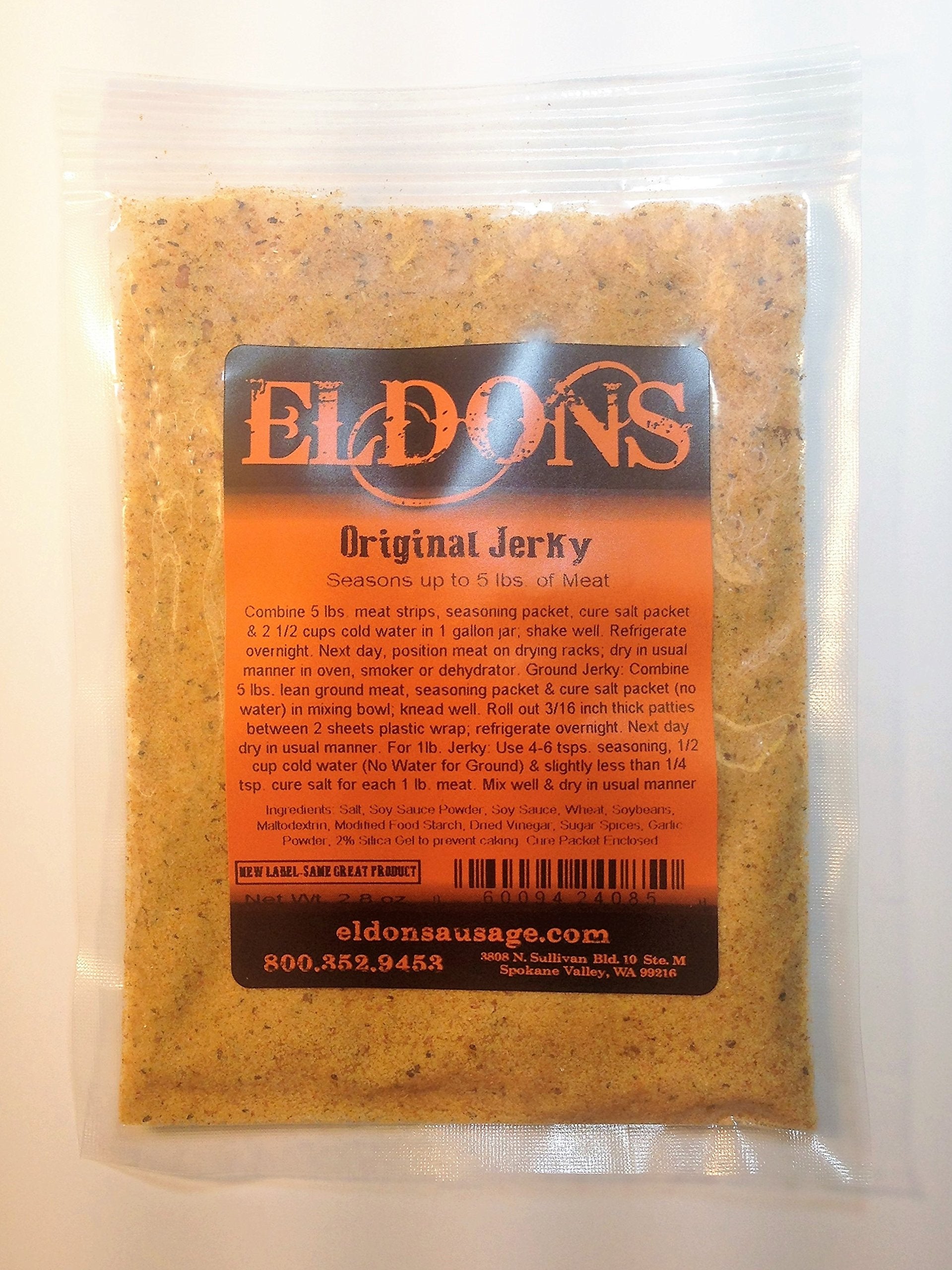 Jerky Seasoning Spice with Cure Seasons 5 Pounds Each - Your Choice of Flavor (Original)