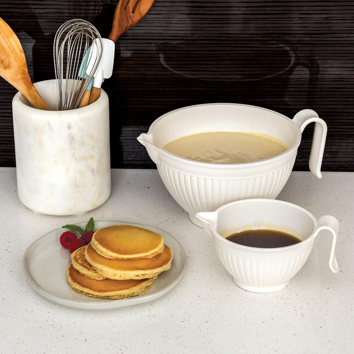 Nordic Ware Micro Mix And Melt, White, 3 Cups