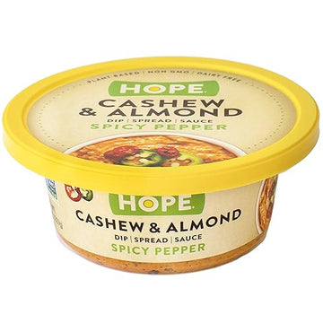 Hope Foods Cashew & Almond Dip Spicy Pepper 8 Oz