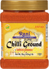 Rani Chilli Powder (Mirchi) Ground Indian Spice 16oz (1lb) 454g PET Jar ~ All Natural | Salt-Free | Vegan | No Colors | Gluten F