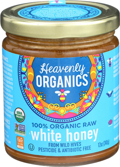 Heavenly Organics Honey, Og, Himalayan, 12-Ounce (Pack of 3)