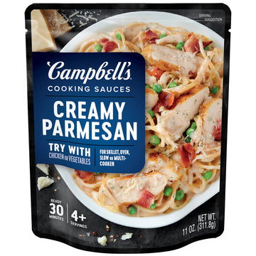 Campbell's Cooking Sauces, Creamy Parmesan Sauce, 11 Oz Pouch