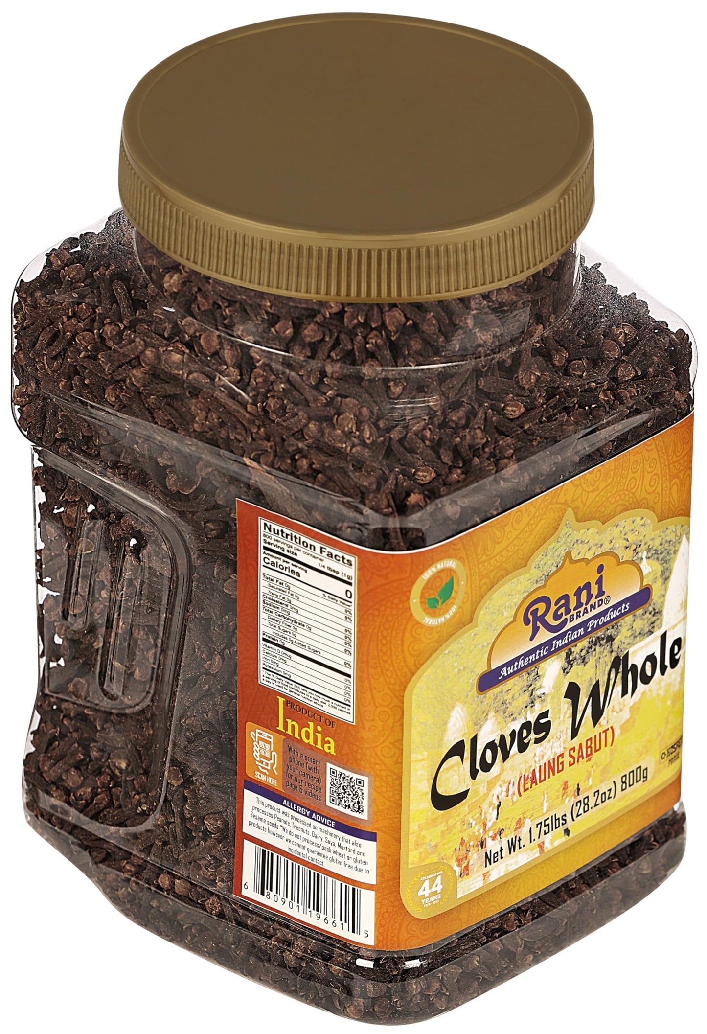 Rani Whole Cloves (Laung) 28oz - All Natural, Non-GMO, Vegan, Gluten Friendly, Indian Origin