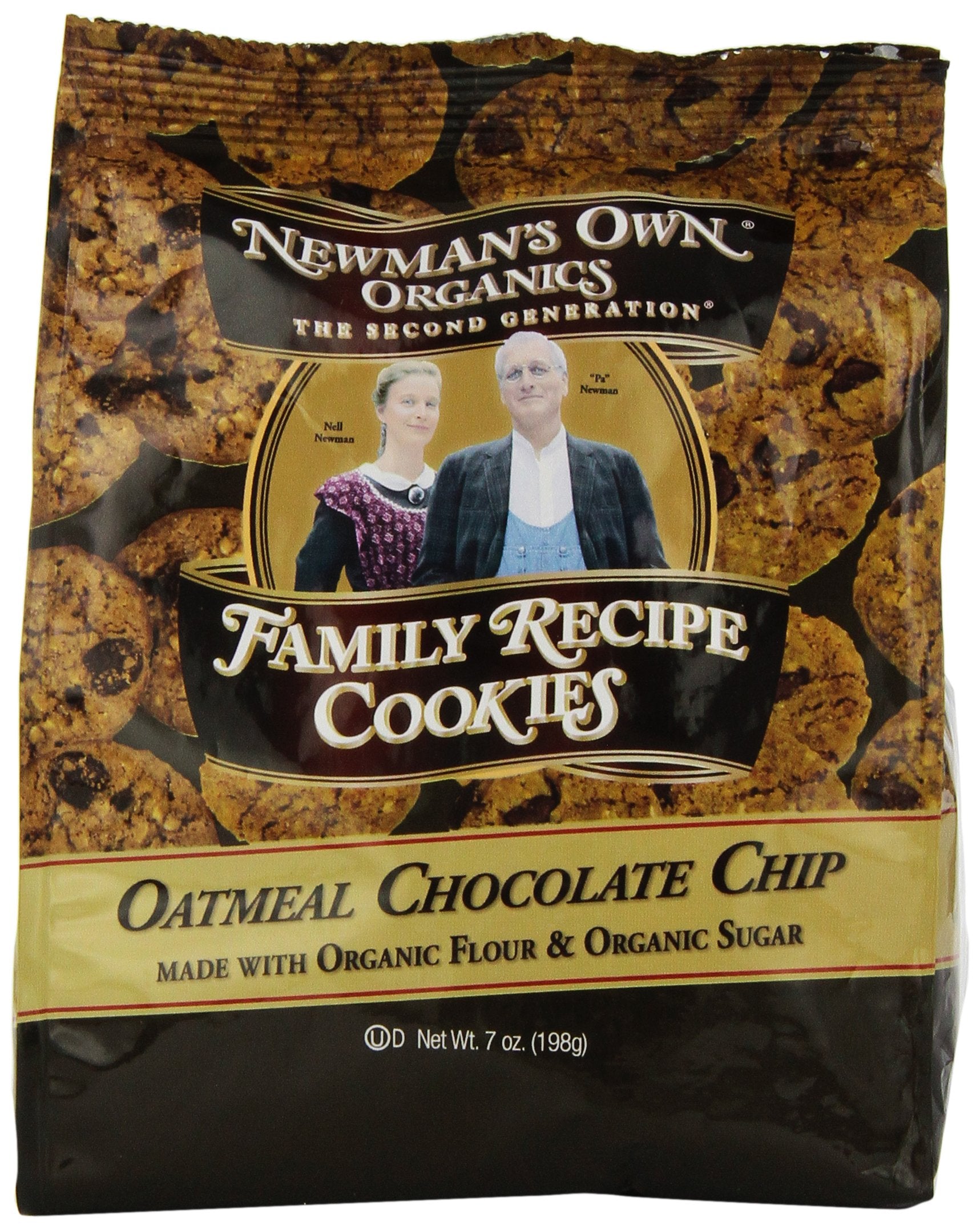 Newman's Own Organics Oatmeal Chocolate Chip Cookies, 7 oz