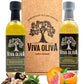 Viva Oliva Gift Set - Wild Mushroom & Sage Olive Oil & Grapefruit Balsamic Vinegar - 2 x 60ml (2oz) - Premium Quality, 100% Natural
